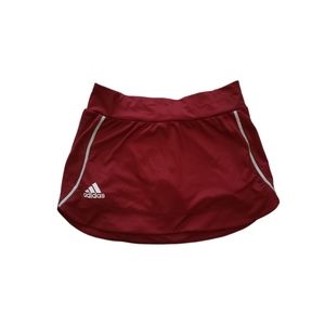 Adidas Small Burgundy Red Sport Golf Workout Skort